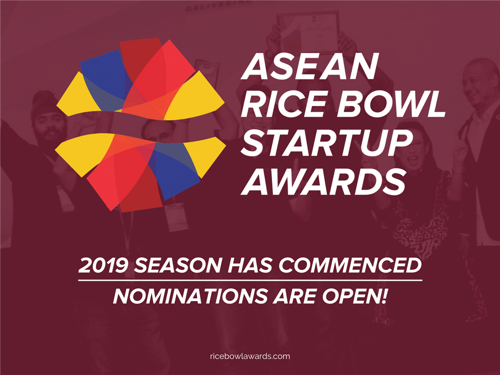 Cơ hội được vinh danh tại Giải thưởng tôn vinh startup đột phá Đông Nam Á - RICE BOWL STARTUP AWARDS 