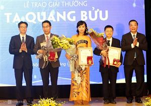 Ba nhà khoa học được tôn vinh Giải thưởng Tạ Quang Bửu 2019